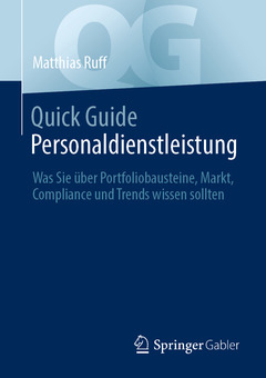 Couverture de l’ouvrage Quick Guide Personaldienstleistung