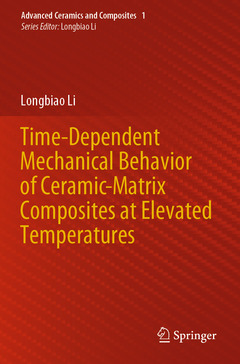 Couverture de l’ouvrage Time-Dependent Mechanical Behavior of Ceramic-Matrix Composites at Elevated Temperatures