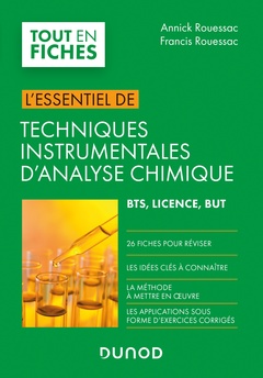 Couverture de l’ouvrage Techniques instrumentales d'analyse chimique - L'essentiel