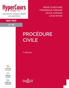 Cover of the book Procédure civile. 7e éd.