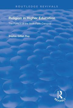Couverture de l’ouvrage Religion in Higher Education