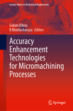Couverture de l’ouvrage Accuracy Enhancement Technologies for Micromachining Processes