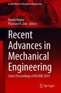 Cover of the book Recent Advances in Mechanical Engineering