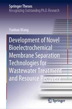 Cover of the book Development of Novel Bioelectrochemical Membrane Separation Technologies for Wastewater Treatment and Resource Recovery