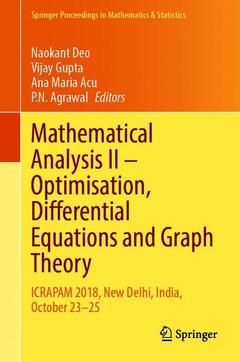Couverture de l’ouvrage Mathematical Analysis II: Optimisation, Differential Equations and Graph Theory