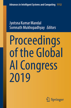 Couverture de l’ouvrage Proceedings of the Global AI Congress 2019