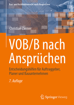 Couverture de l’ouvrage VOB/B nach Ansprüchen