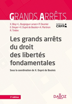 Cover of the book Les grands arrêts du droit des libertés fondamentales 3ed