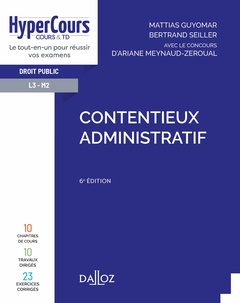 Cover of the book Contentieux administratif. 6e éd.