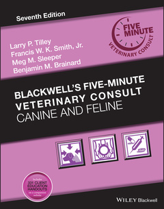 Couverture de l’ouvrage Blackwell's Five-Minute Veterinary Consult