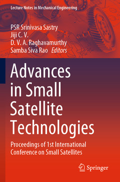 Couverture de l’ouvrage Advances in Small Satellite Technologies