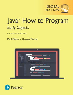 Couverture de l’ouvrage Java How to Program, Early Objects, Global Edition