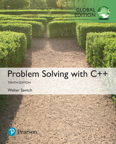 Couverture de l’ouvrage Problem Solving with C++, Global Edition
