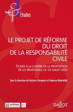 Couverture de l’ouvrage Le projet de réforme du droit de la responsabilité civile