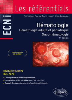 Couverture de l’ouvrage Hématologie - Hématologie adulte et pédiatrique - Onco-hématologie