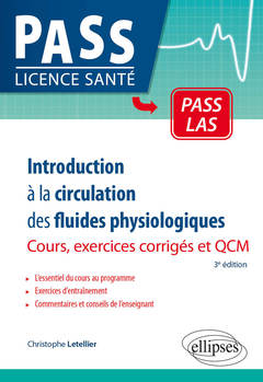 Cover of the book Introduction à la circulation des fluides physiologiques - Cours et exercices corrigés