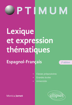 Couverture de l’ouvrage Lexique et expression thématiques - Espagnol-Français