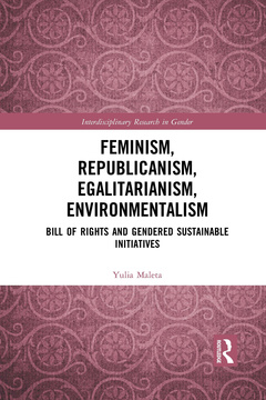 Cover of the book Feminism, Republicanism, Egalitarianism, Environmentalism
