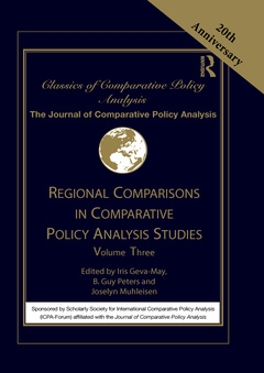 Couverture de l’ouvrage Regional Comparisons in Comparative Policy Analysis Studies