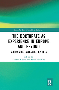 Couverture de l’ouvrage The Doctorate as Experience in Europe and Beyond