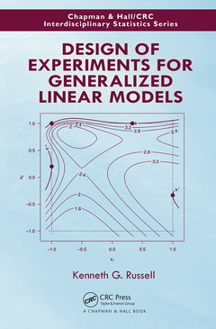 Couverture de l’ouvrage Design of Experiments for Generalized Linear Models