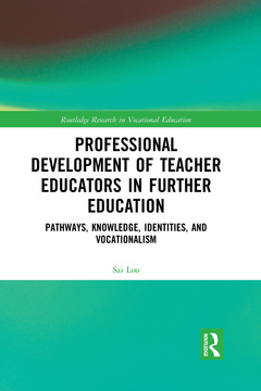 Couverture de l’ouvrage Professional Development of Teacher Educators in Further Education