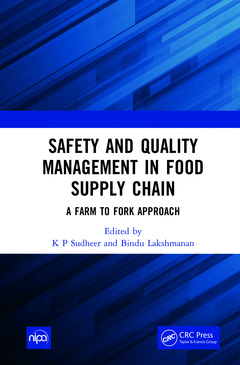 Couverture de l’ouvrage Safety and Quality Management in Food Supply Chain