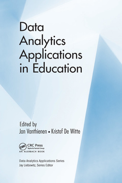 Couverture de l’ouvrage Data Analytics Applications in Education