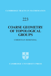 Couverture de l’ouvrage Coarse Geometry of Topological Groups