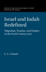 Couverture de l’ouvrage Israel and Judah Redefined