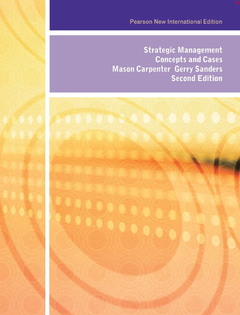 Couverture de l’ouvrage Strategic Management: Concepts and Cases