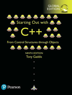 Couverture de l’ouvrage Starting Out with C++ from Control Structures through Objects, Global Edition