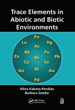 Couverture de l’ouvrage Trace Elements in Abiotic and Biotic Environments