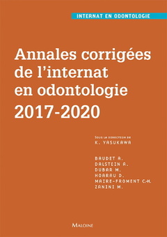 Cover of the book Annales corrigees de l'internat en odontologie 2017-2020