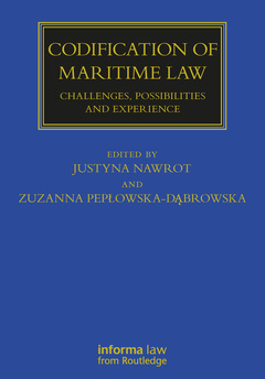 Couverture de l’ouvrage Codification of Maritime Law