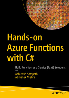 Couverture de l’ouvrage Hands-on Azure Functions with C#