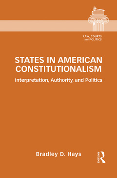 Couverture de l’ouvrage States in American Constitutionalism