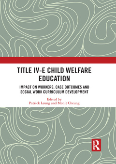 Couverture de l’ouvrage Title IV-E Child Welfare Education