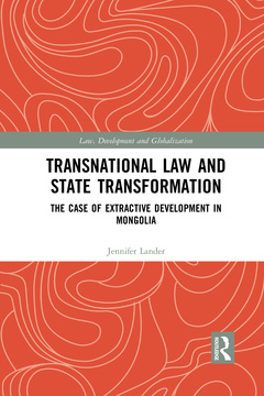 Couverture de l’ouvrage Transnational Law and State Transformation