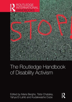 Couverture de l’ouvrage The Routledge Handbook of Disability Activism