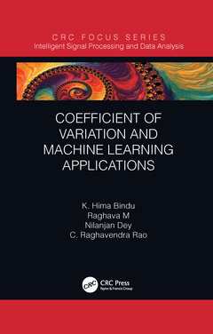 Couverture de l’ouvrage Coefficient of Variation and Machine Learning Applications