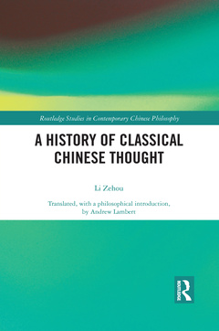 Couverture de l’ouvrage A History of Classical Chinese Thought