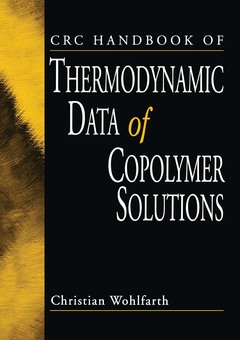 Cover of the book CRC Handbook of Thermodynamic Data of Copolymer Solutions