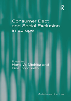 Couverture de l’ouvrage Consumer Debt and Social Exclusion in Europe