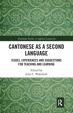 Couverture de l’ouvrage Cantonese as a Second Language