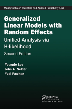 Couverture de l’ouvrage Generalized Linear Models with Random Effects