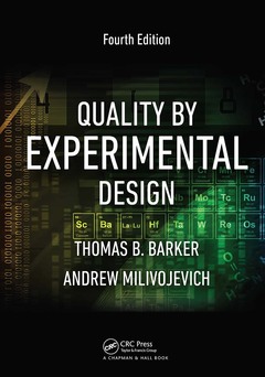 Couverture de l’ouvrage Quality by Experimental Design