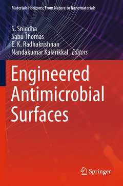 Couverture de l’ouvrage Engineered Antimicrobial Surfaces