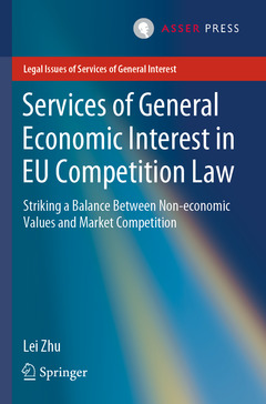 Couverture de l’ouvrage Services of General Economic Interest in EU Competition Law