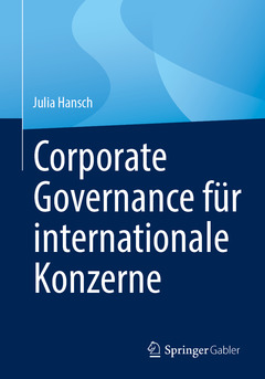 Couverture de l’ouvrage Corporate Governance für internationale Konzerne